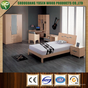 Precio barato conjunto completo dormitorio muebles hechos en China